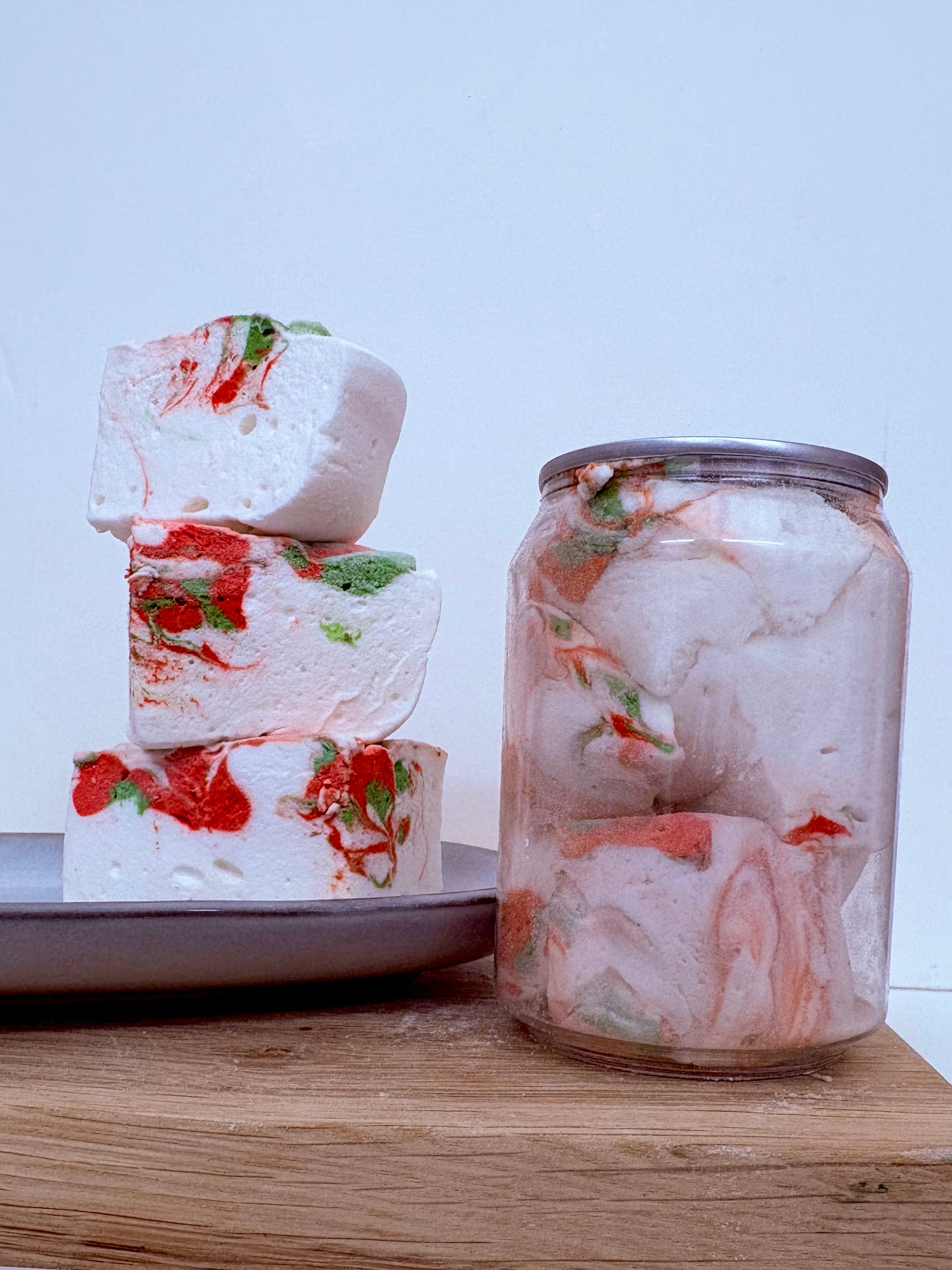 Minty As Gourmet Marshmallows | Candy Cane Christmas Gift Can