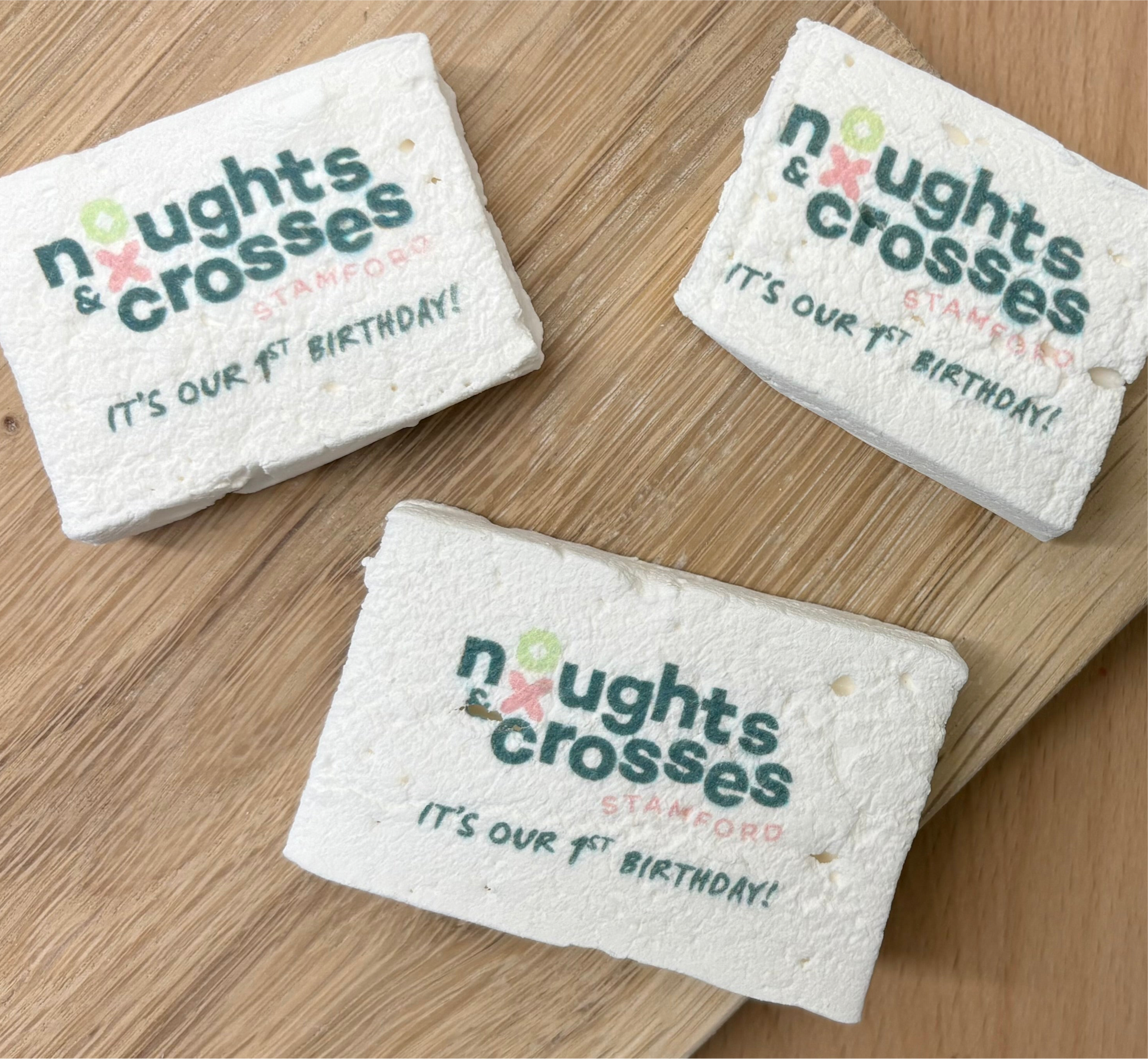 Personalised Marshmallow Sticks – Custom Logo & Photo Treats