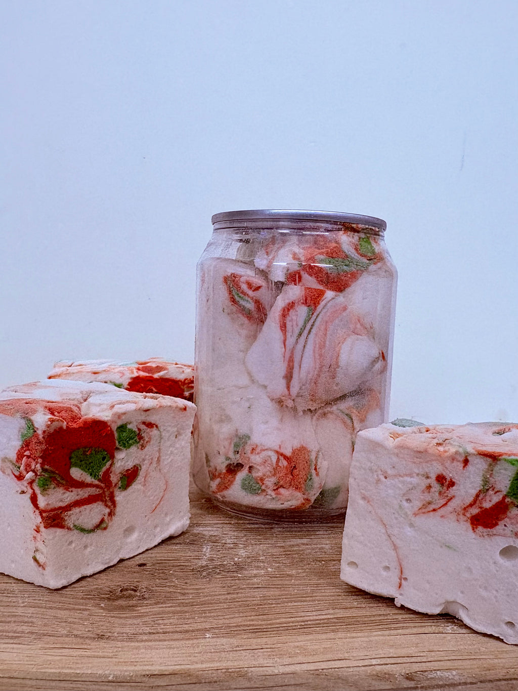 Minty As Gourmet Marshmallows | Candy Cane Christmas Gift Can
